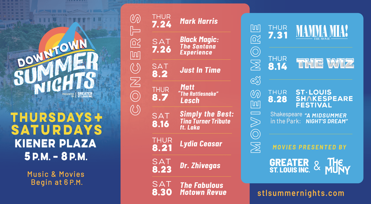 Rectangle Downtown Summer Nights Schedule