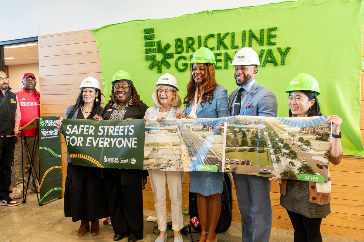 Brickline Greenway Groundbreaking North Grand 2025 Images by Stephon -PHONZZ- White 7