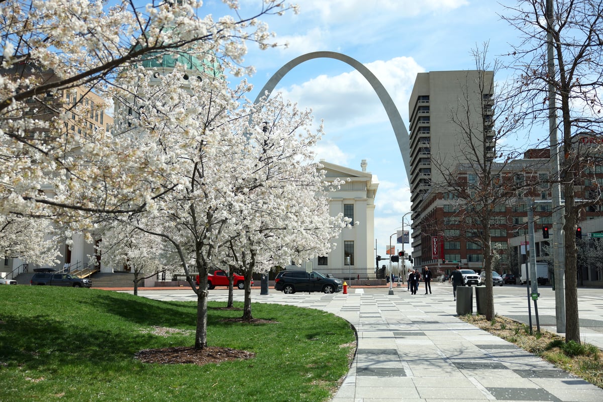 Downtown Kiener Plaza Spring 10